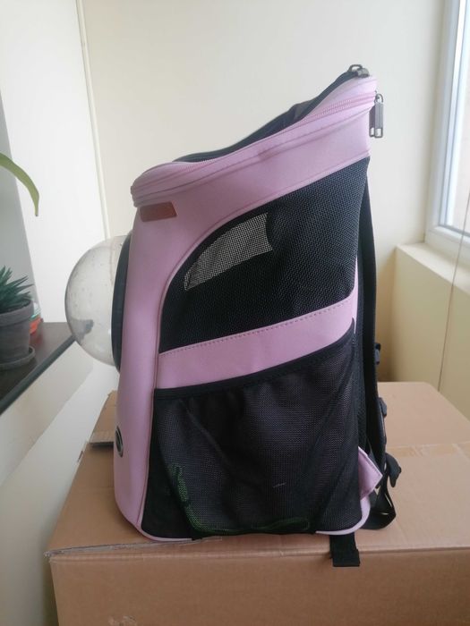Ghiozdan pentru transport pisici Roz