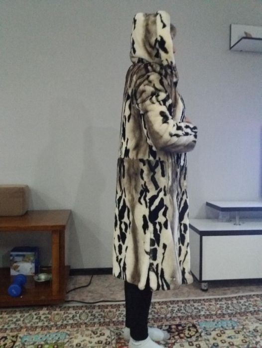 Шуба-норка с бобром