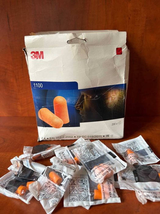 Чисто нови професионални антифони оригинални тапи за уши 3М в опаковка