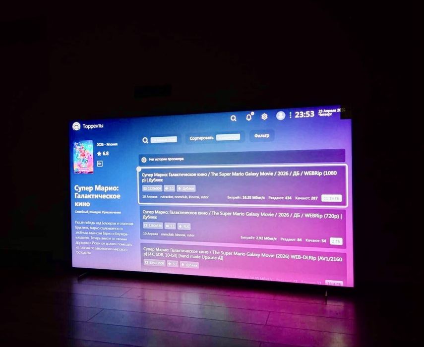 Телевизор Smart TV 85 диагональ длина и ширина в описании Техника