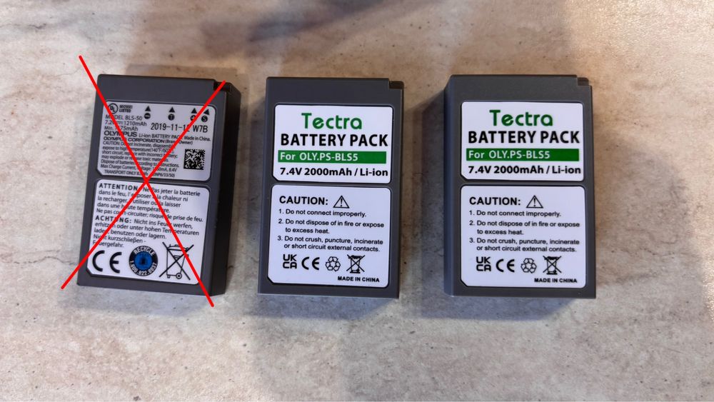 батерия BLS 50 за Olympus