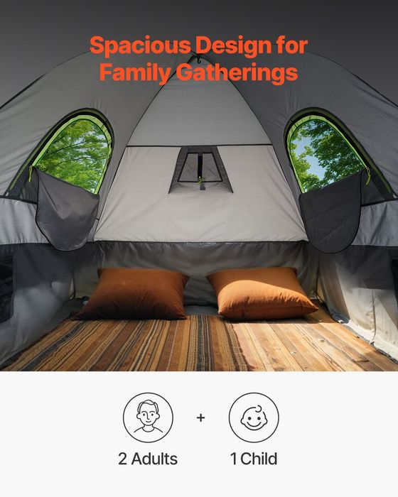 Cort Auto PU2000mm Impermeabil 2-3 Persoane 1.65-1.83m