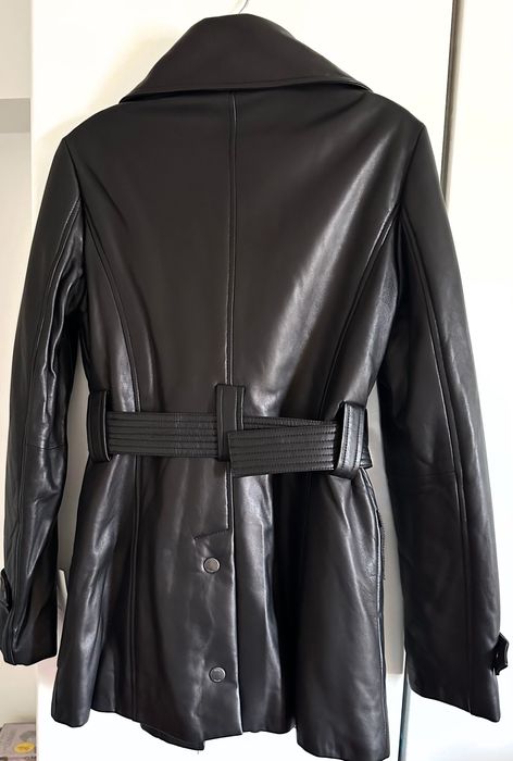 Haină piele naturală nouă cu etichetă măsura M