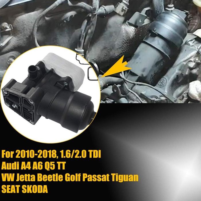 Корпус маслен охладител VW,Audi, Seat, Skoda