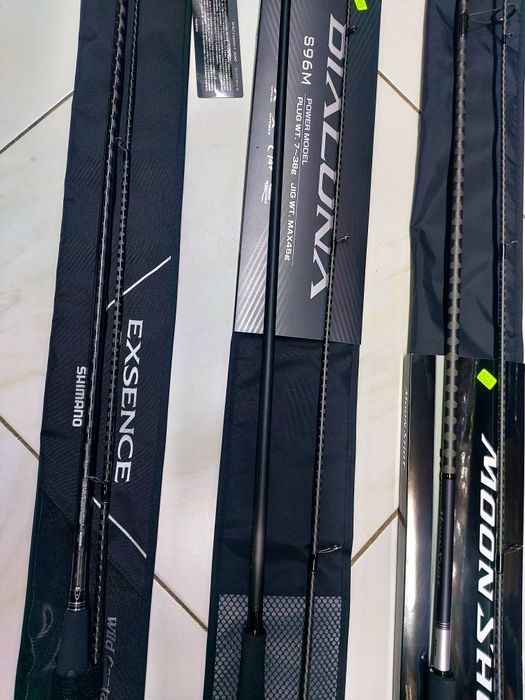 Въдица Shimano 21 Moonshot ,Diаluna,Exsence Genos