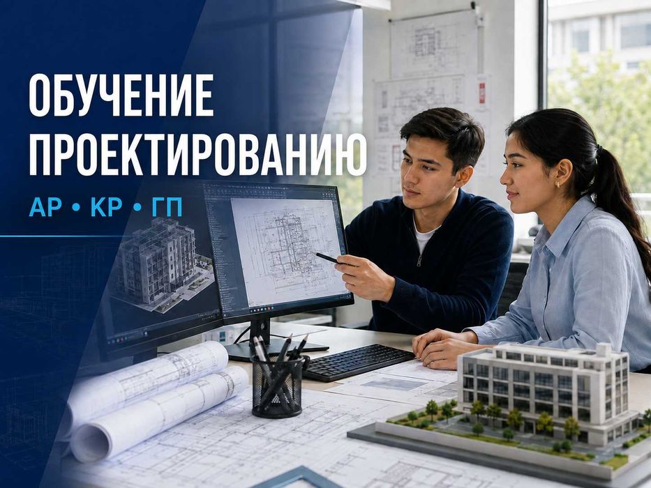 Работа в проектной организации и обучение, строительство и архитектура