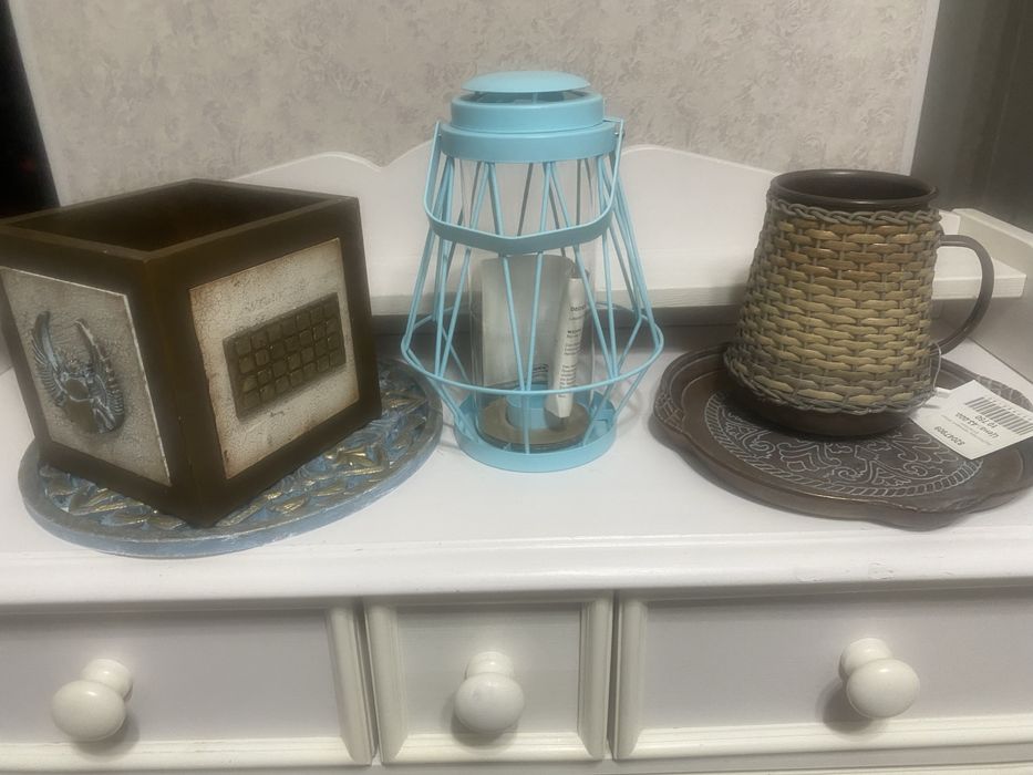 Подсвечники Ashley,бирюзовый Икеа