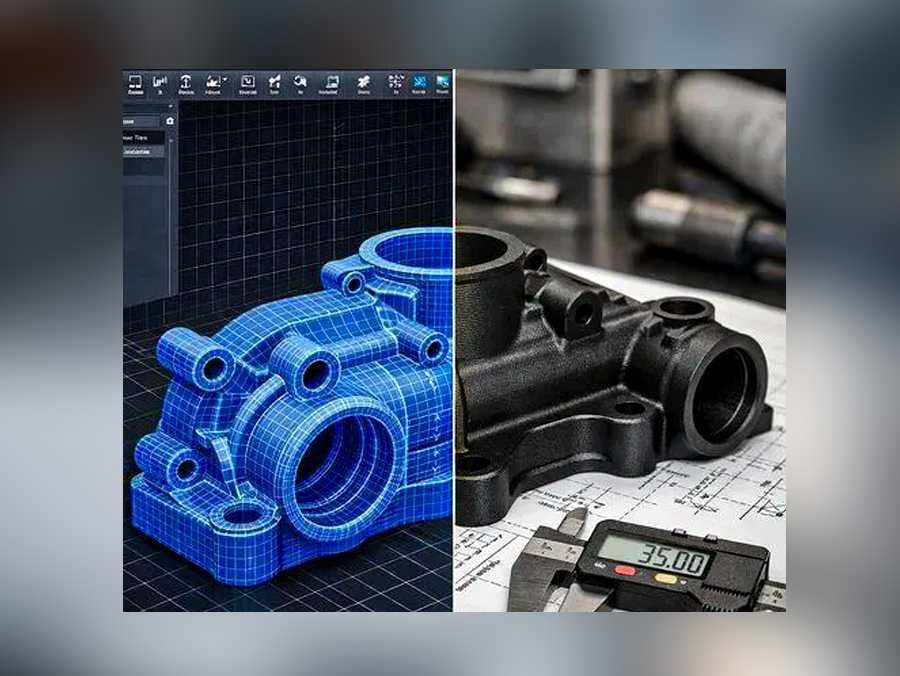 3d печать 3д моделирование проектирование деталь чизма лойха чертеж