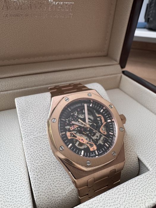 AP Royal Oak Skeleton Rose Gold