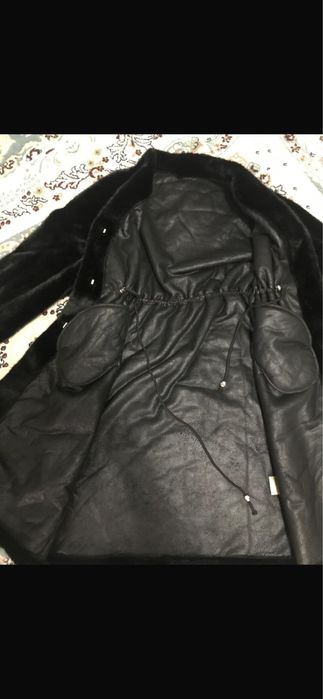 Шуба черная новая