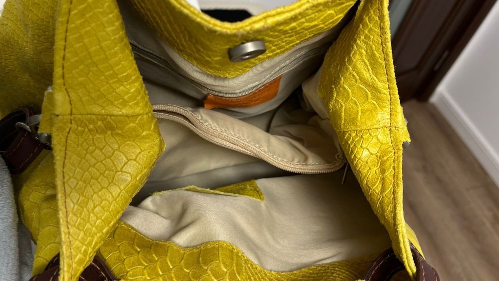 Geantă piele naturala