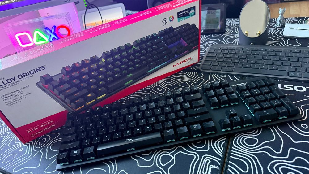 Tastatura HyperX Alloy Origins RGB, switch HX Aqua - Tactile