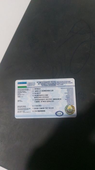 MAN CLA sirochni sotiladi xolati ideal darajada