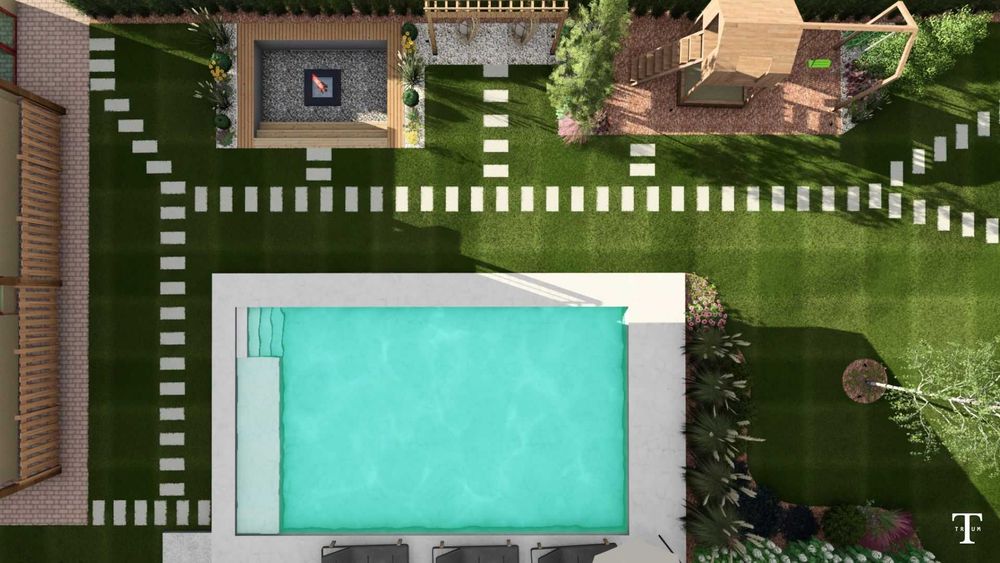 Amenajari gradini, Proiectare 3D - echipă de ingineri peisagiști