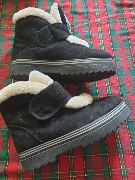 Ботинки  искусственный  мех