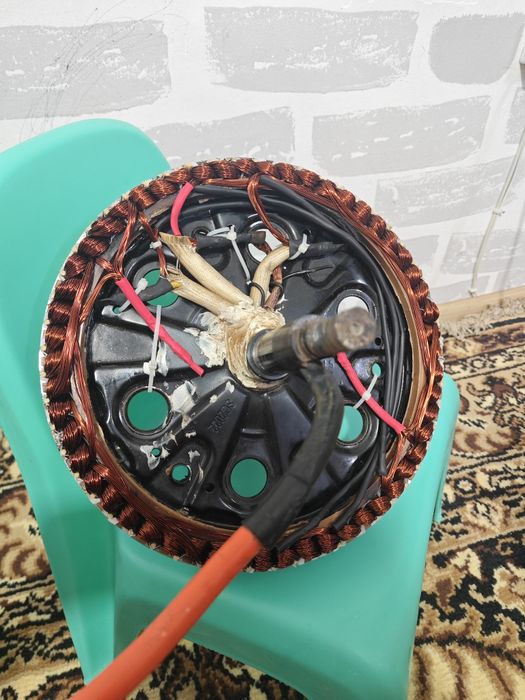 Обмотка мотор колеса, электродвигателя