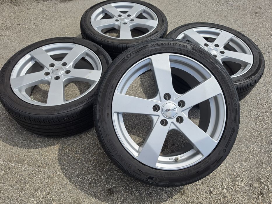 5х112/17 с гуми VW Audi Skoda Seat 5x112/17 Фолксваген Ауди Шкода Сеат
