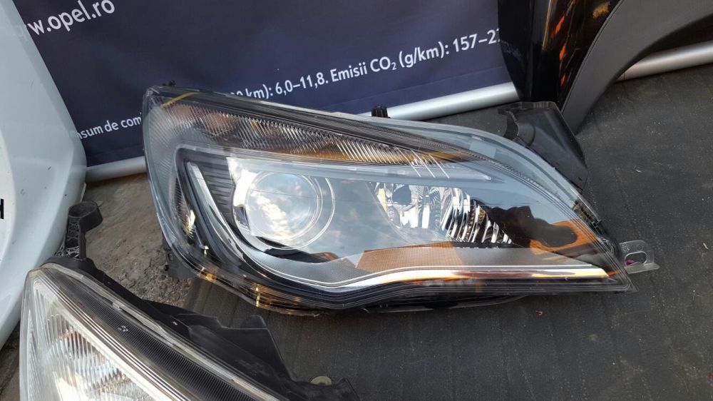Opel Astra J, faruri, bări protecție, stopuri