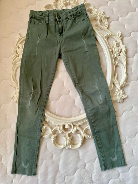 Blugi verzi skinny NOI_fete 8-10 ani (140cm) Destination