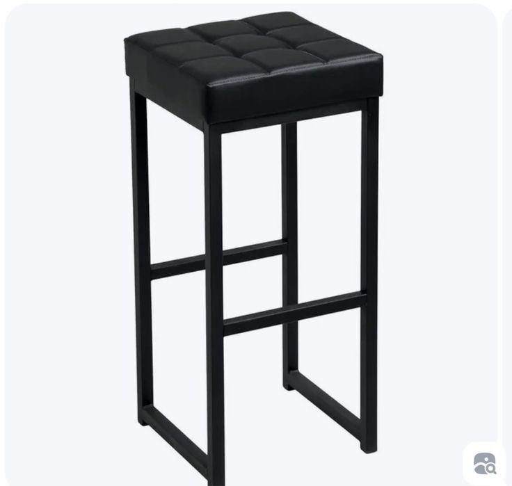 Стул барный ЛОФТ-2 без спинки, черный/черный