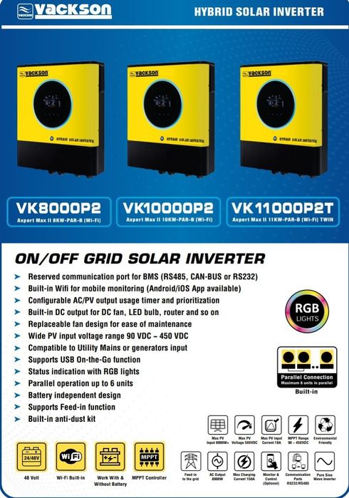 Growat on- grid 20-квт invertor ва бошкалар...