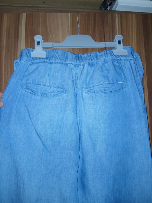 Pantaloni largi fete 146 cm