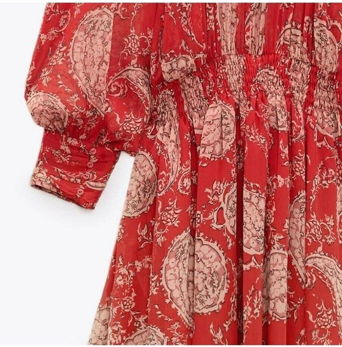 Платье шифоновое Zara XL