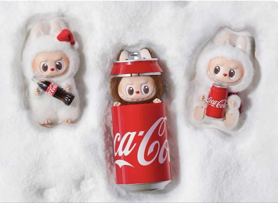 Labubu Coca Cola плюшена играчка/Лабубу Кока Кола