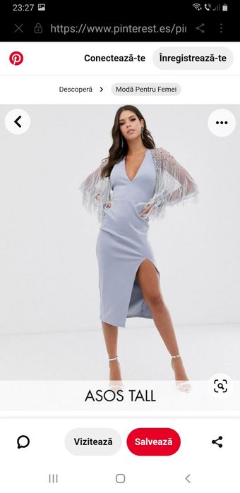 Rochie de seara Asos midi superba