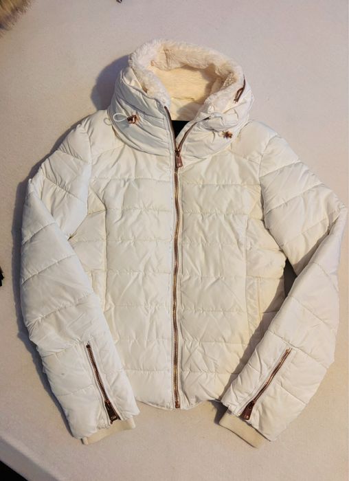 Geaca alba Zara mar S