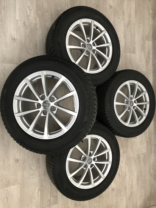 Jante Roti 17 Audi A4 A6 C7 C8 B9 B8 Q3 Q5 Anvelope iarna 225 60 R17