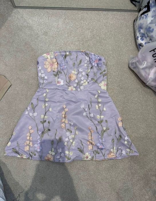 Лилава рокля Shein