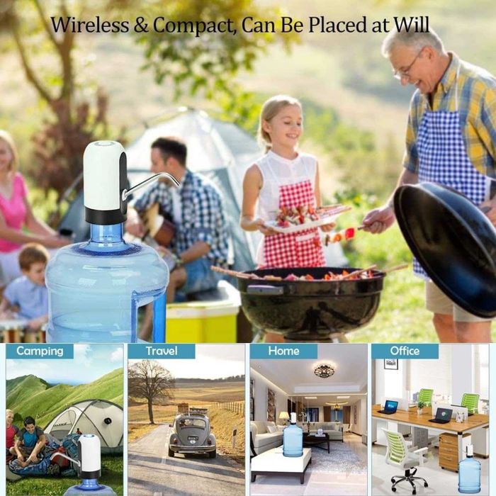 Pompa electrica de apa acumulator reincarcabil USB pentru acasa birou