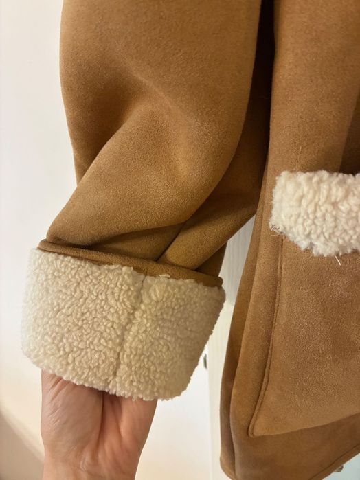 Палто с имитация на овча вълна Reserved