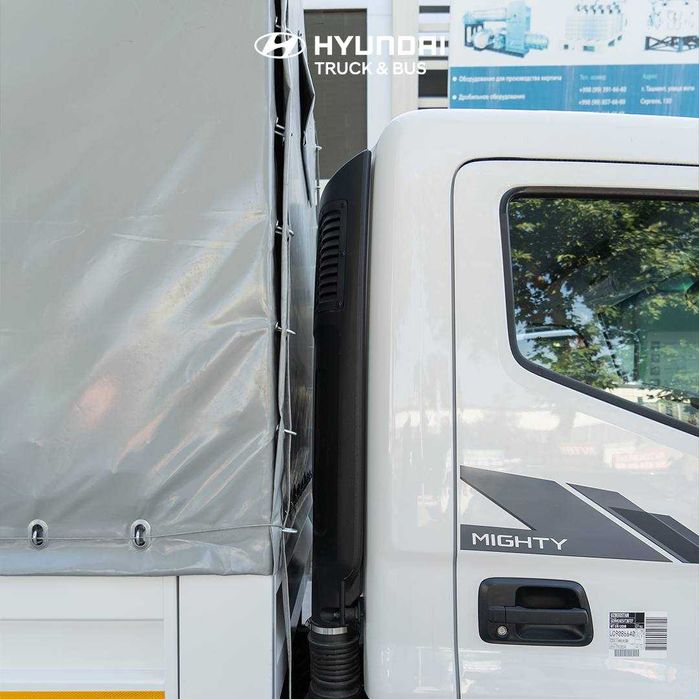 Hundai Mighty EX8 тентованный автофургон