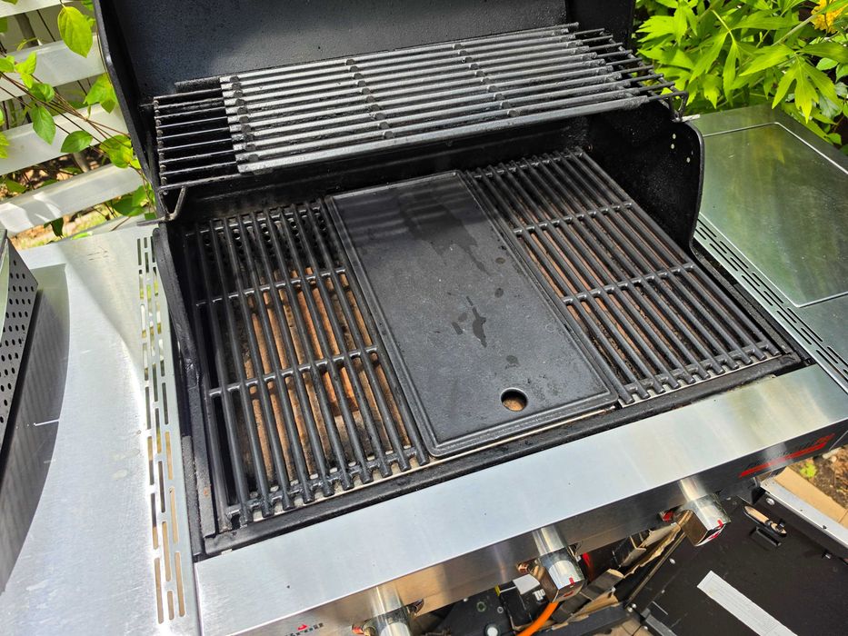 Gratar pe gaz din inox Char-Broil Professional Pro S 3, grile din fonta, sear burner, TRU-Infrared 140920