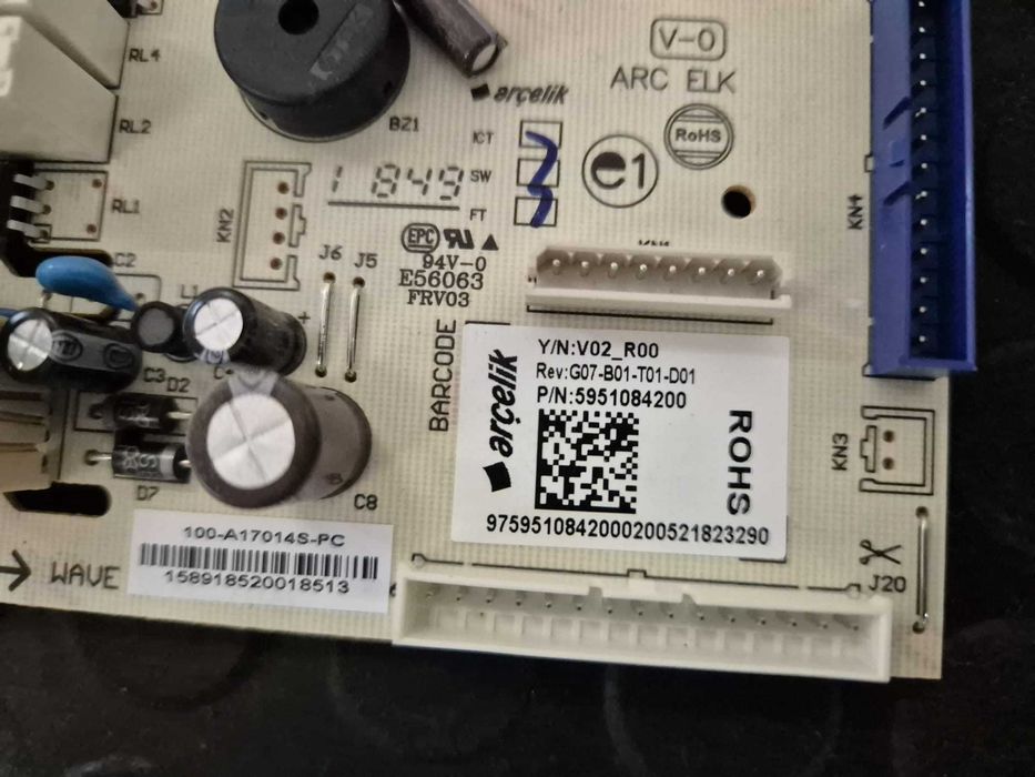 Placa electronica frigider Arctic Beko 5951084200 PN / C29