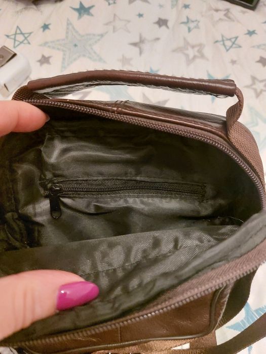 Мъжка кожена чанта