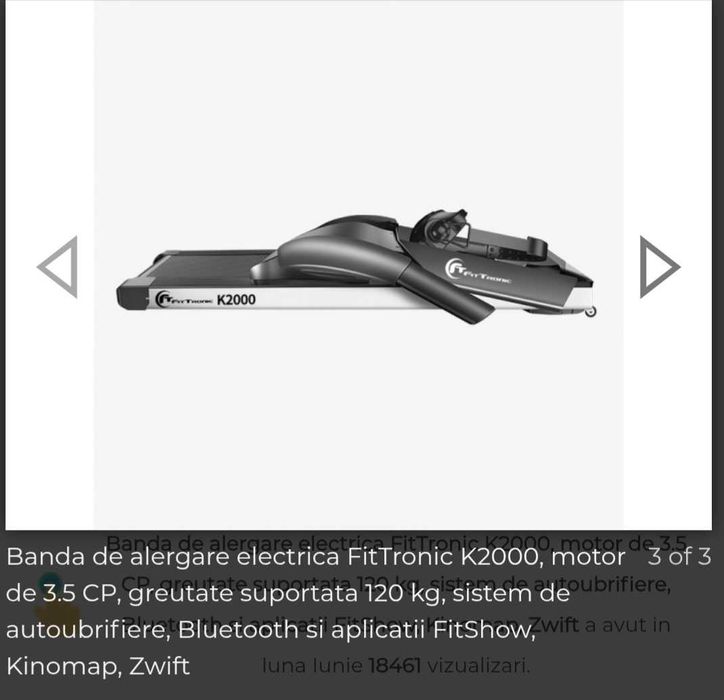 Bandă de alergat Fit Tronic 2000 Impecabilă