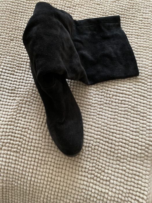 Сапоги натуральная замша