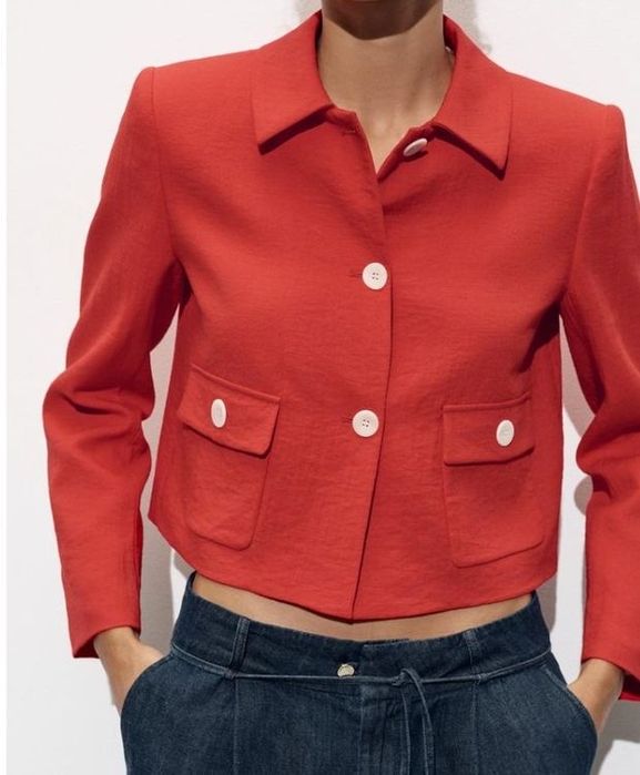 Къс блейзер ZARA XS