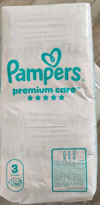 Памперси Pampers premium care, размер 3