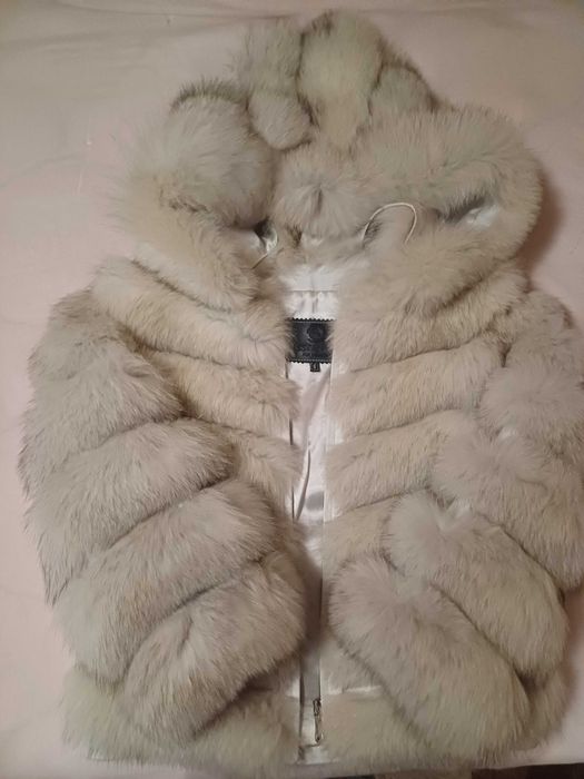 Палто от естествена кожа -лисица