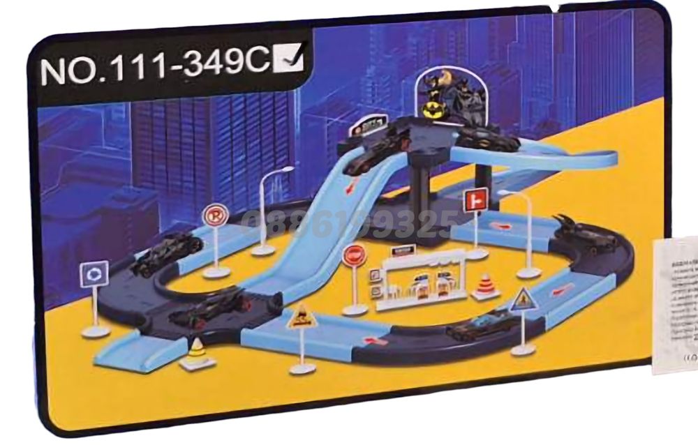 Батман Писта Паркинг комплект с колички Avengers Batman