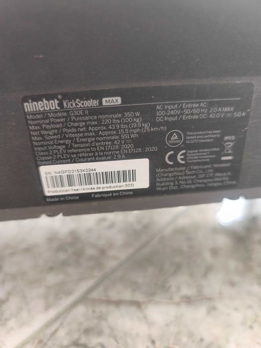 Ninebot KickScooter G30 Max