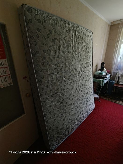 160х200 Матрас ортопедический б/у +топпер