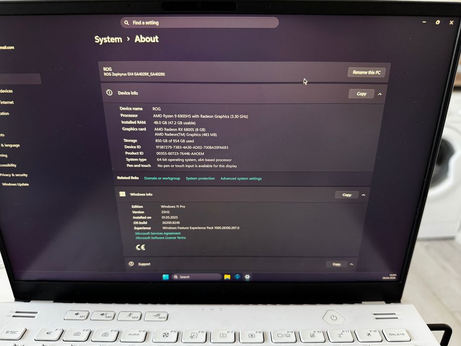 ASUS ROG Zephyrus G14 GA402RK Gaming Laptop