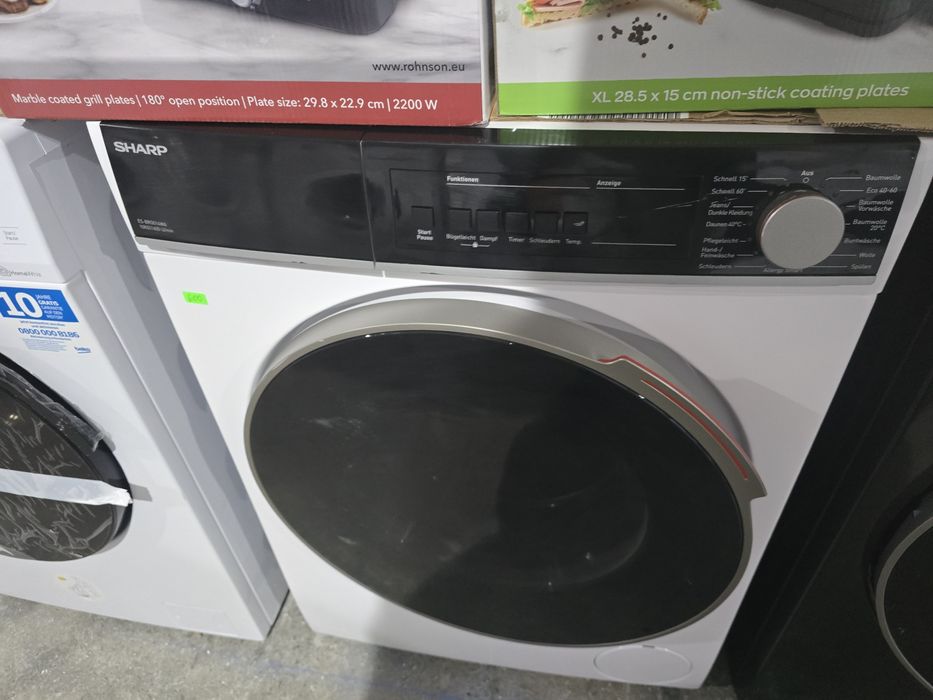 А+++Нова инверторна пералня с пара Шарп/Sharp 10 кг