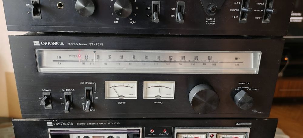 Продавам Optonica сет-усилвател, тунер и дек