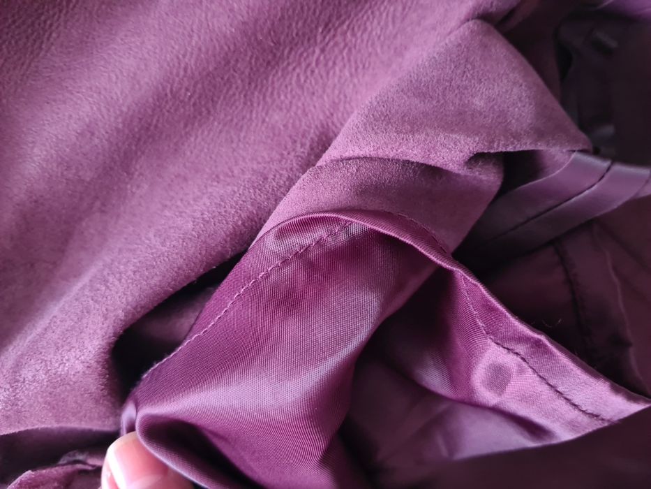 Rochie piele nappa miel